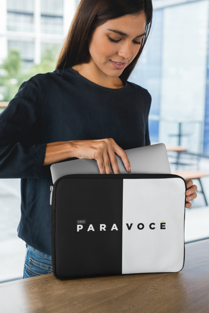 2882Tech B&W Color Block Para Você Laptop-Hülle