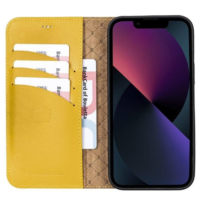 Apple iPhone 13 Serie Buntes abnehmbares Leder-Wallet Case – MW
