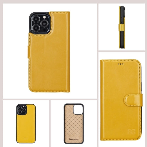 Apple iPhone 13 Serie Buntes abnehmbares Leder-Wallet Case – MW