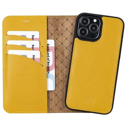 Apple iPhone 13 Serie Buntes abnehmbares Leder-Wallet Case – MW