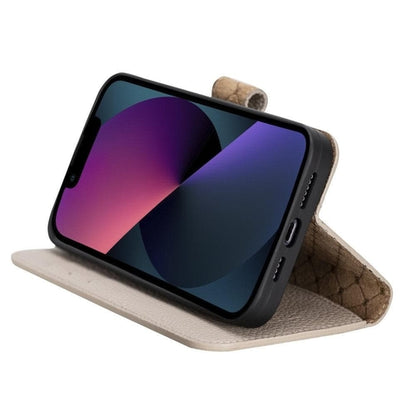 Apple iPhone 13 Serie Buntes abnehmbares Leder-Wallet Case – MW