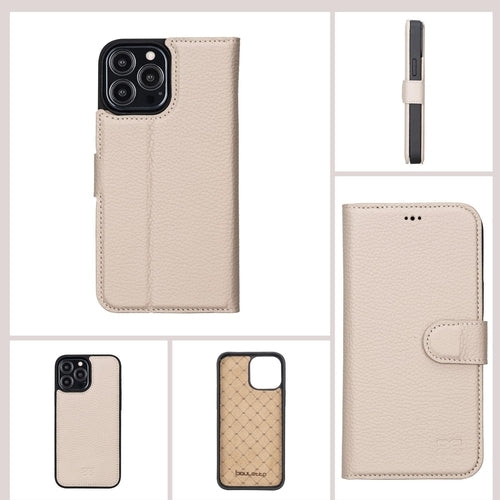 Apple iPhone 13 Serie Buntes abnehmbares Leder-Wallet Case – MW