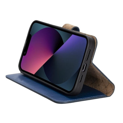 Apple iPhone 13 Serie Buntes abnehmbares Leder-Wallet Case – MW