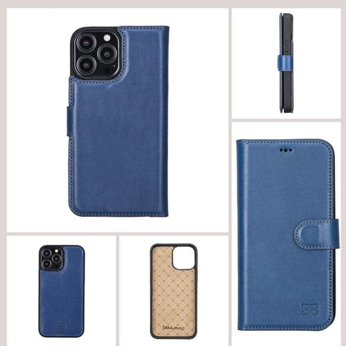 Apple iPhone 13 Serie Buntes abnehmbares Leder-Wallet Case – MW
