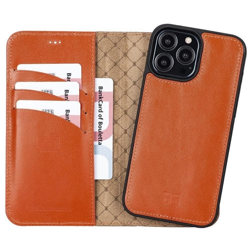 Apple iPhone 13 Serie Buntes abnehmbares Leder-Wallet Case – MW