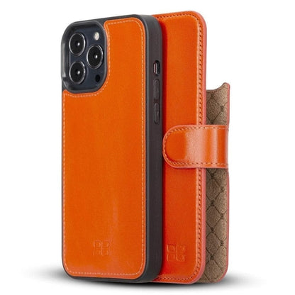 Apple iPhone 13 Serie Buntes abnehmbares Leder-Wallet Case – MW
