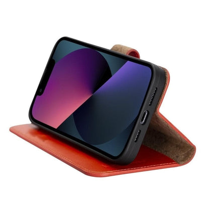 Apple iPhone 13 Serie Buntes abnehmbares Leder-Wallet Case – MW