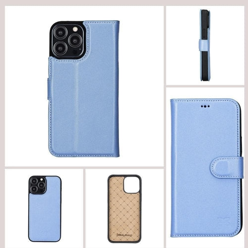 Apple iPhone 13 Serie Buntes abnehmbares Leder-Wallet Case – MW