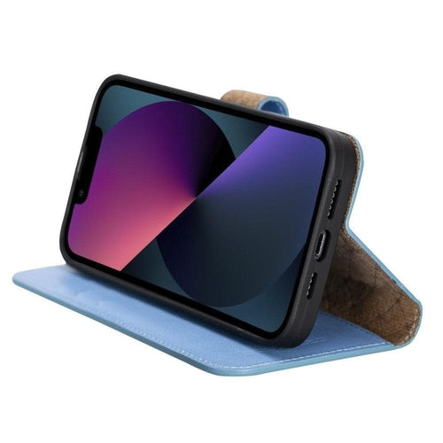 Apple iPhone 13 Serie Buntes abnehmbares Leder-Wallet Case – MW