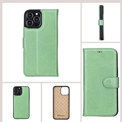 Apple iPhone 13 Serie Buntes abnehmbares Leder-Wallet Case – MW