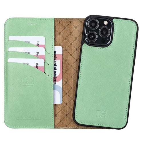 Apple iPhone 13 Serie Buntes abnehmbares Leder-Wallet Case – MW