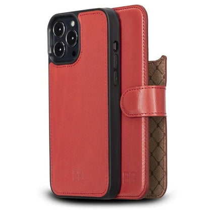 Apple iPhone 13 Serie Buntes abnehmbares Leder-Wallet Case – MW