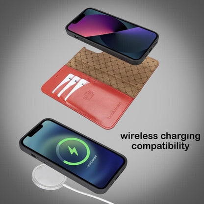 Apple iPhone 13 Serie Buntes abnehmbares Leder-Wallet Case – MW