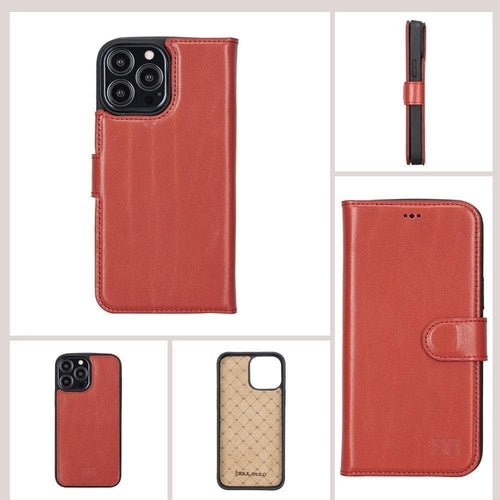 Apple iPhone 13 Serie Buntes abnehmbares Leder-Wallet Case – MW