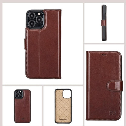 Apple iPhone 13 Serie Buntes abnehmbares Leder-Wallet Case – MW