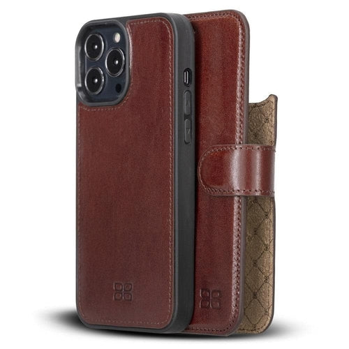 Apple iPhone 13 Serie Buntes abnehmbares Leder-Wallet Case – MW