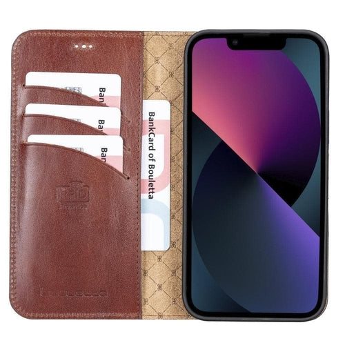 Apple iPhone 13 Serie Buntes abnehmbares Leder-Wallet Case – MW