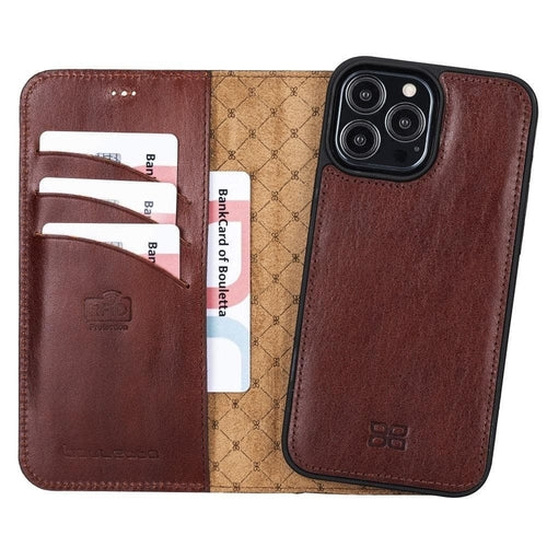Apple iPhone 13 Serie Buntes abnehmbares Leder-Wallet Case – MW