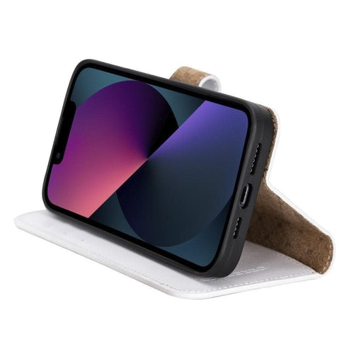 Apple iPhone 13 Serie Buntes abnehmbares Leder-Wallet Case – MW