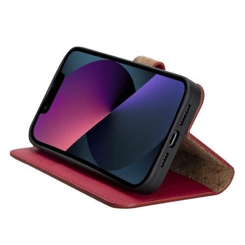 Apple iPhone 13 Serie Buntes abnehmbares Leder-Wallet Case – MW