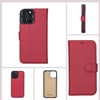 Apple iPhone 13 Serie Buntes abnehmbares Leder-Wallet Case – MW