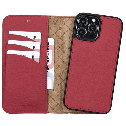 Apple iPhone 13 Serie Buntes abnehmbares Leder-Wallet Case – MW