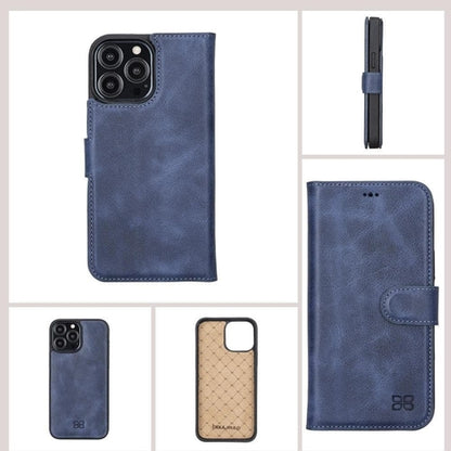 Apple iPhone 13 Serie Buntes abnehmbares Leder-Wallet Case – MW