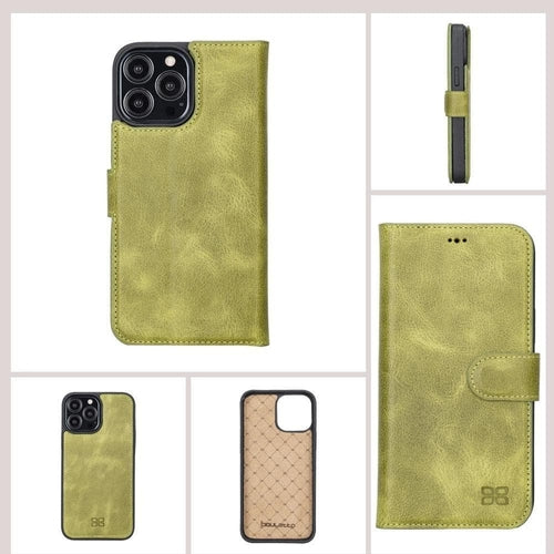 Apple iPhone 13 Serie Buntes abnehmbares Leder-Wallet Case – MW