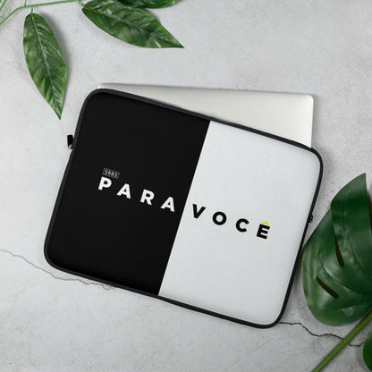 2882Tech B&W Color Block Para Você Laptop-Hülle