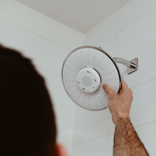 Bluetooth Duschkopf mit Lautsprecher